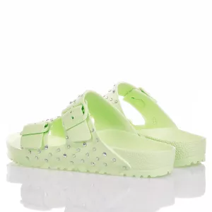 Birkenstock Arizona Lime Swarovski