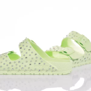 Birkenstock Arizona Lime Swarovski