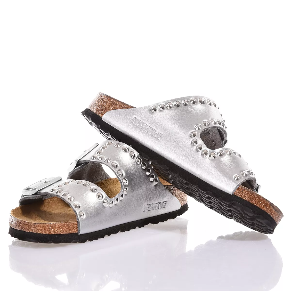 Birkenstock Arizona Silver Borchie Arizona Borchie