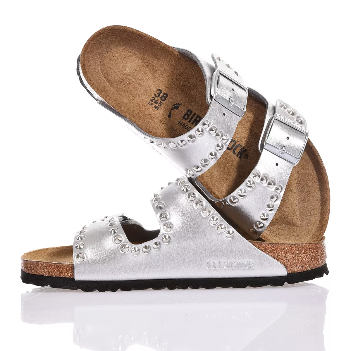 Birkenstock Arizona Silver Borchie Arizona Borchie