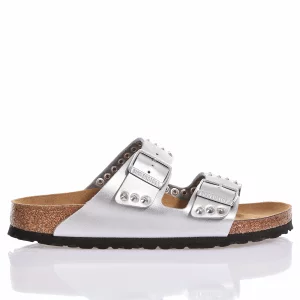 Birkenstock Arizona Silver Borchie