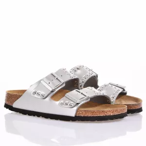 Birkenstock Arizona Silver Borchie