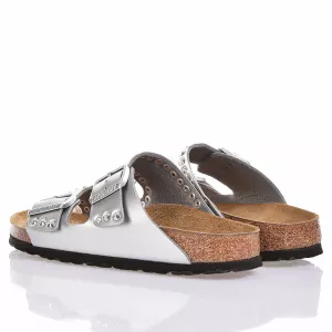 Birkenstock Arizona Silver Borchie