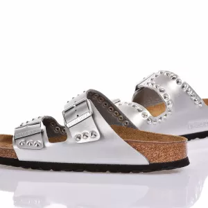 Birkenstock Arizona Silver Borchie