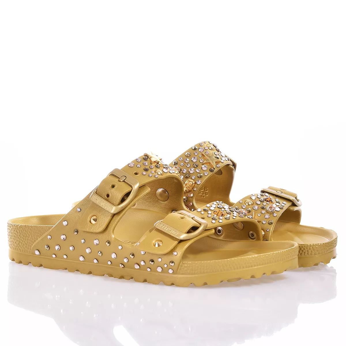 Birkenstock Arizona Victoria Gold Arizona Borchie, Swarovski