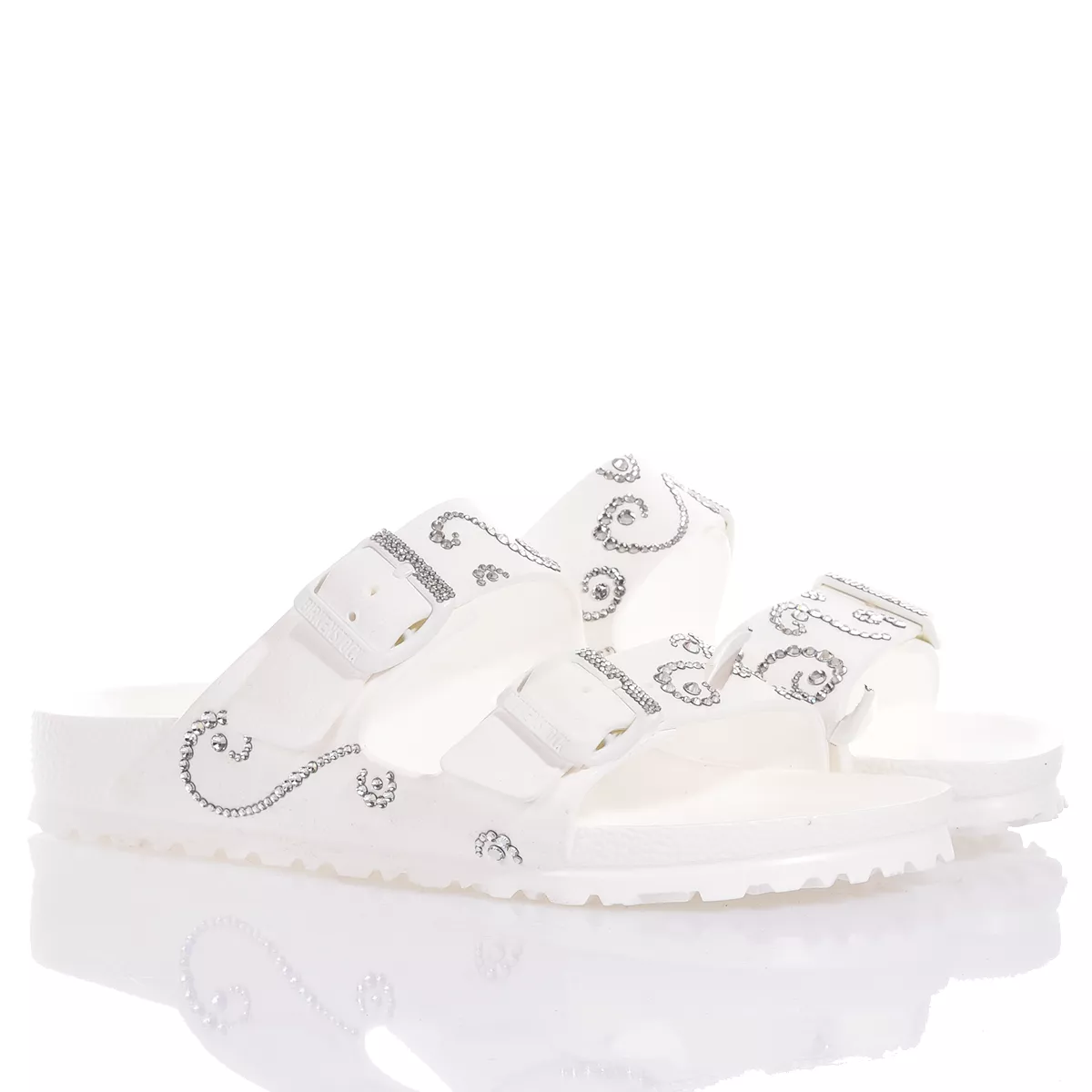 Birkenstock Arizona White Athena Arizona Swarovski