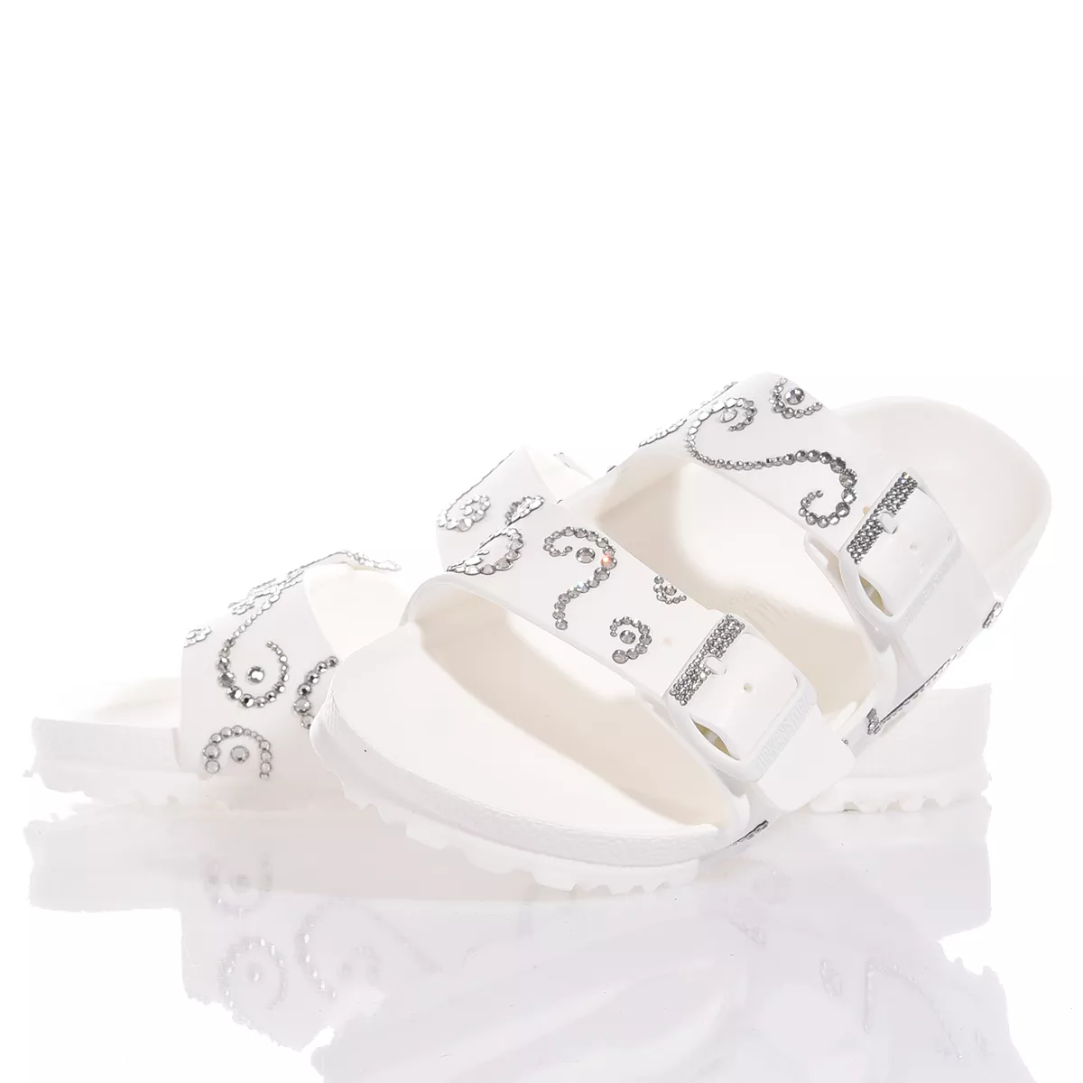 Birkenstock Arizona White Athena Arizona Swarovski