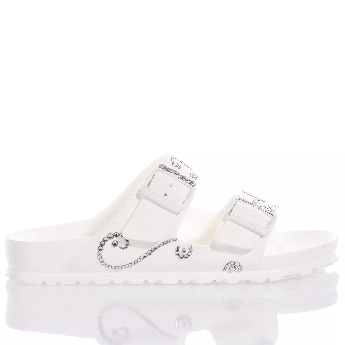 Birkenstock Arizona White Athena Arizona Swarovski