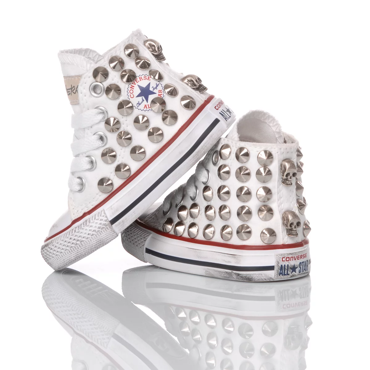 Converse Baby Clous White Chuck taylor Hi Clous