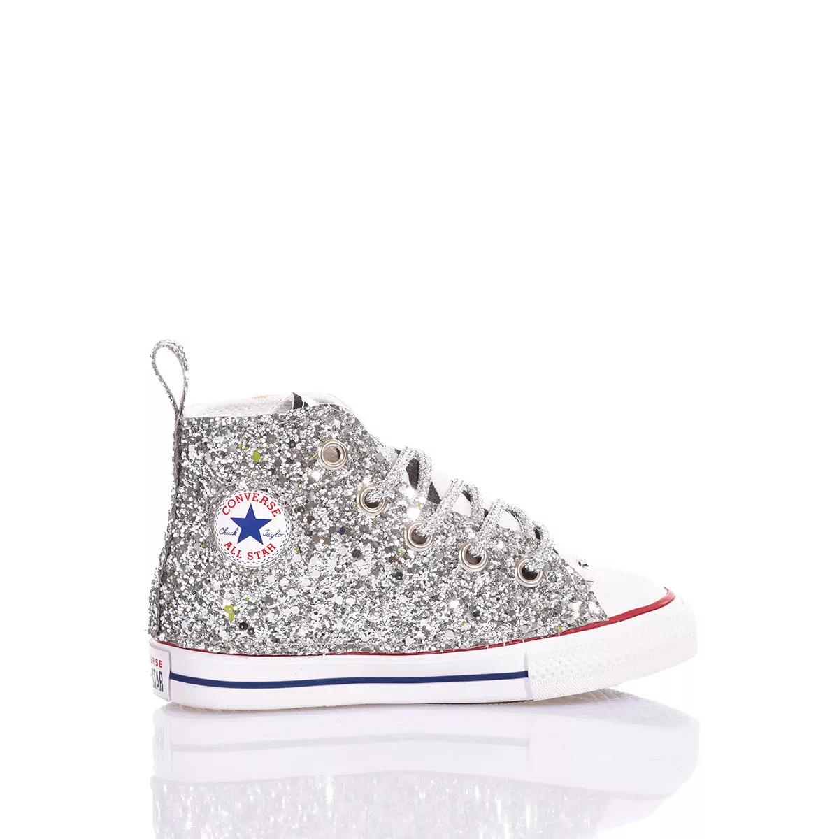 Converse Baby Glitter Kiss Chuck Taylor Hi Animalier, Glitzer, Special