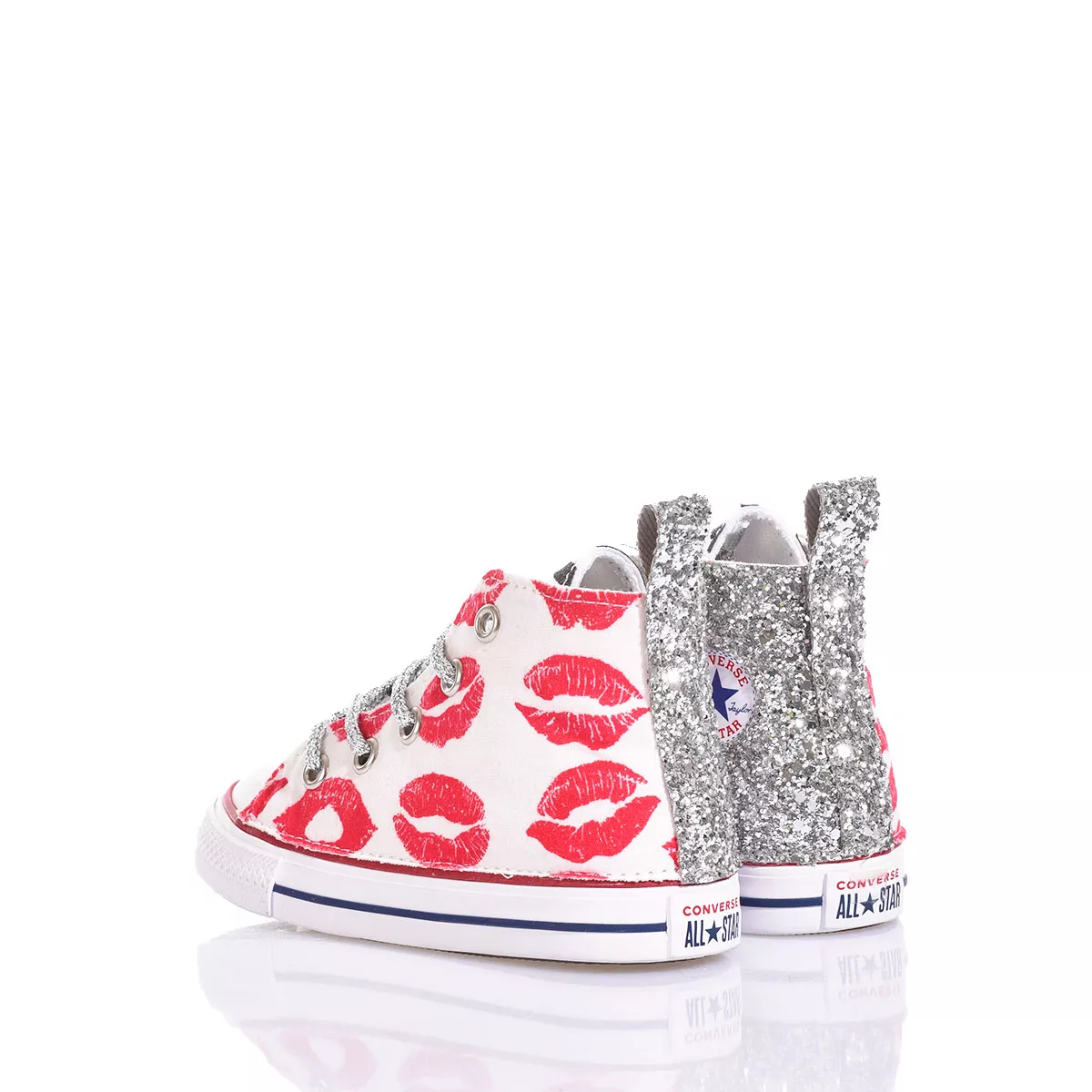 Converse Baby Glitter Kiss Chuck Taylor Hi Animalier, Glitzer, Special