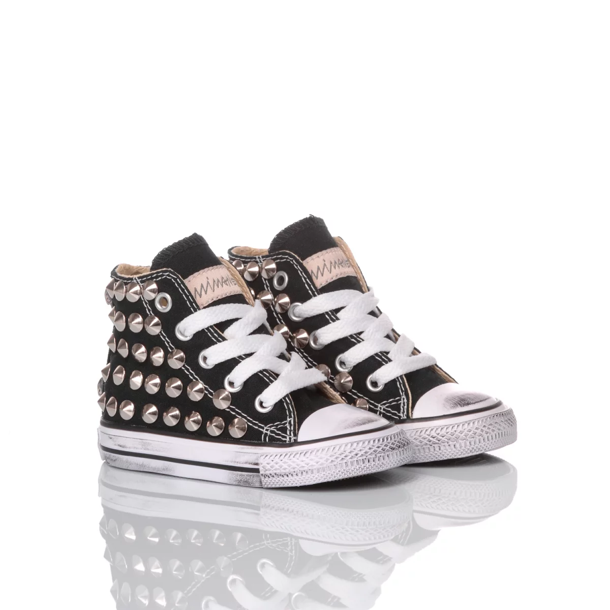 Converse Baby Nieten Black Chuck Taylor Hi Stollen