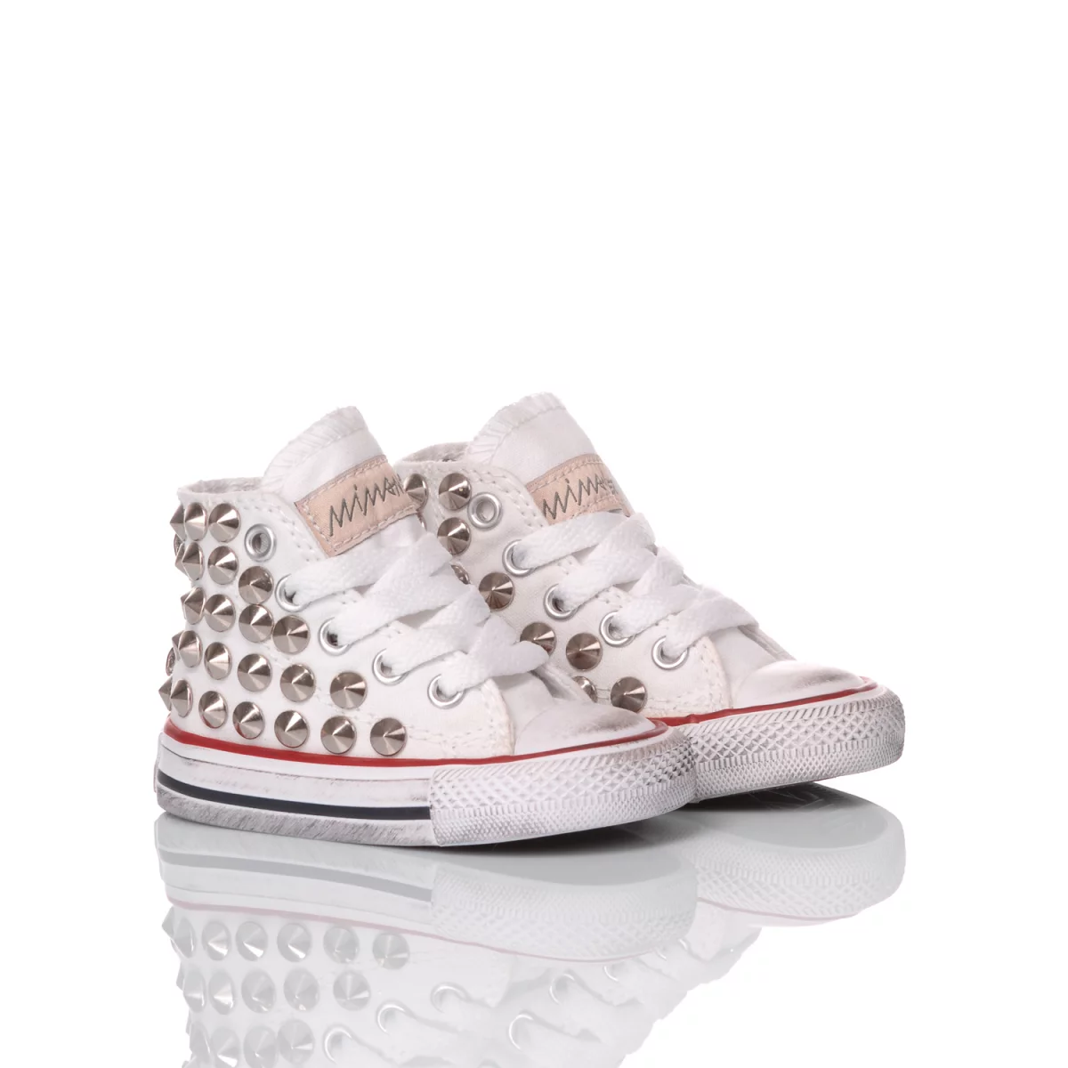 Converse Baby Nieten White Chuck Taylor Hi Stollen