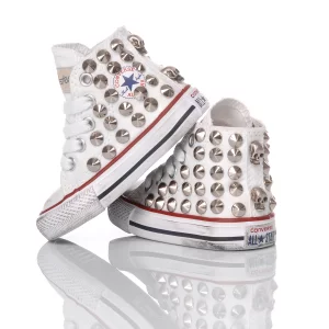 Converse Baby Nieten White