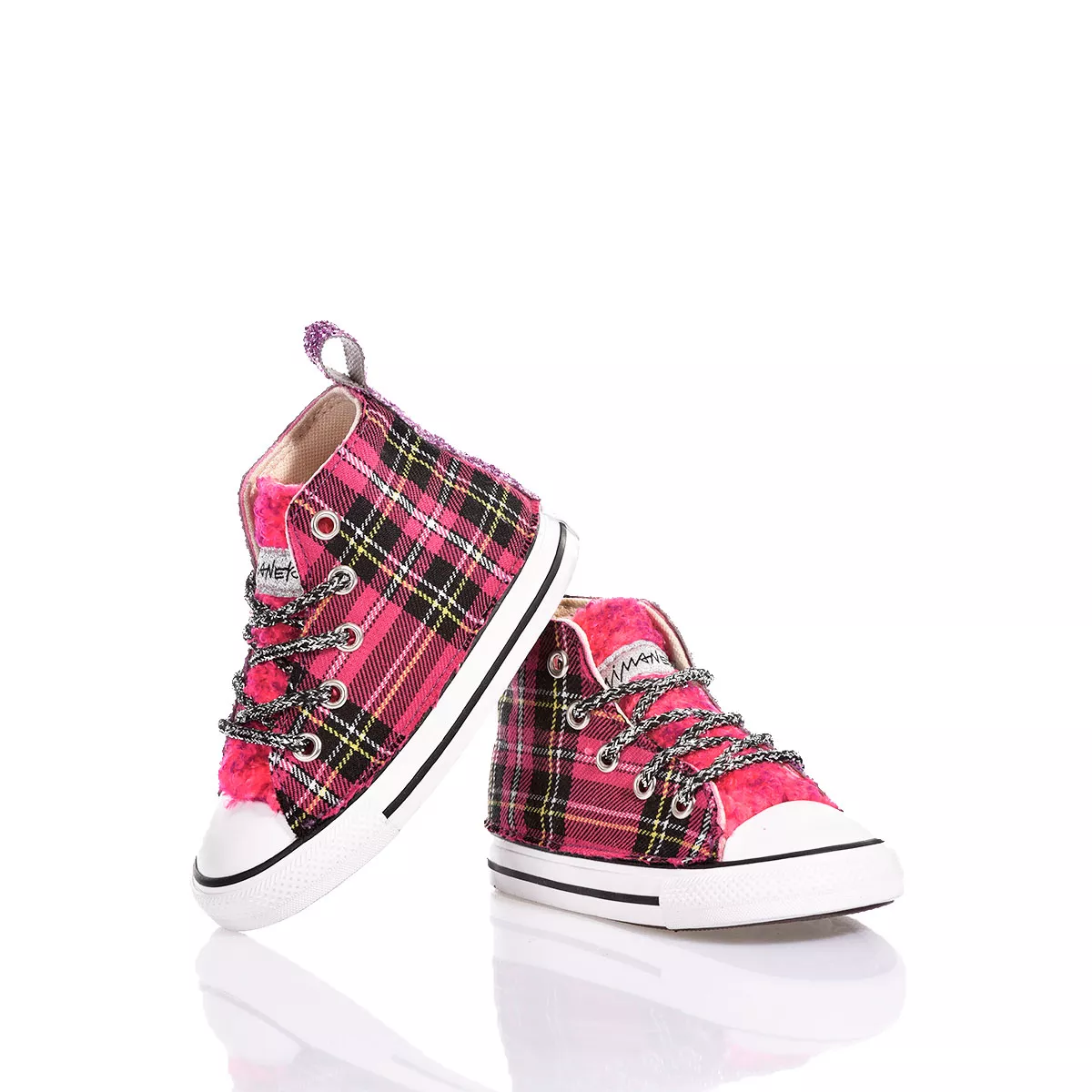 Converse Baby Pink Kilt Chuck taylor Hi Paillettes, Special