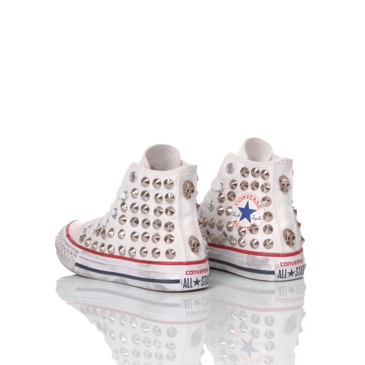 Converse Baby Studs White High Top ćwieki