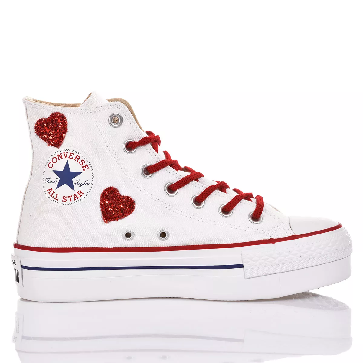 Converse Platform Hearts  brokat