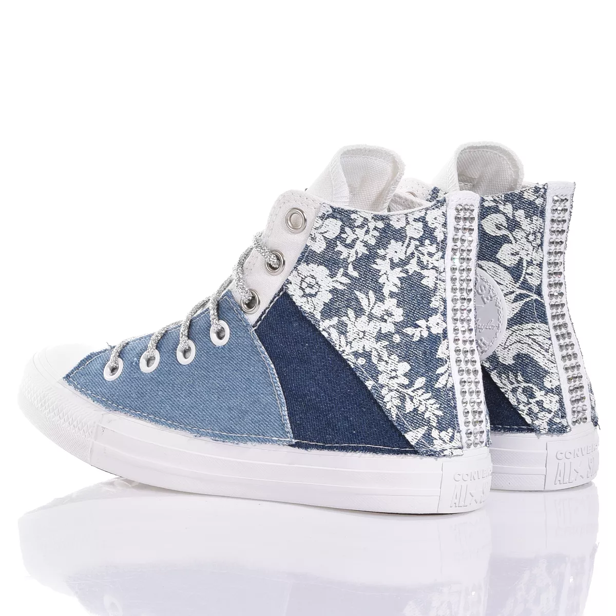 Converse Denim Tris Chuck Taylor High Top Special, Swarovski