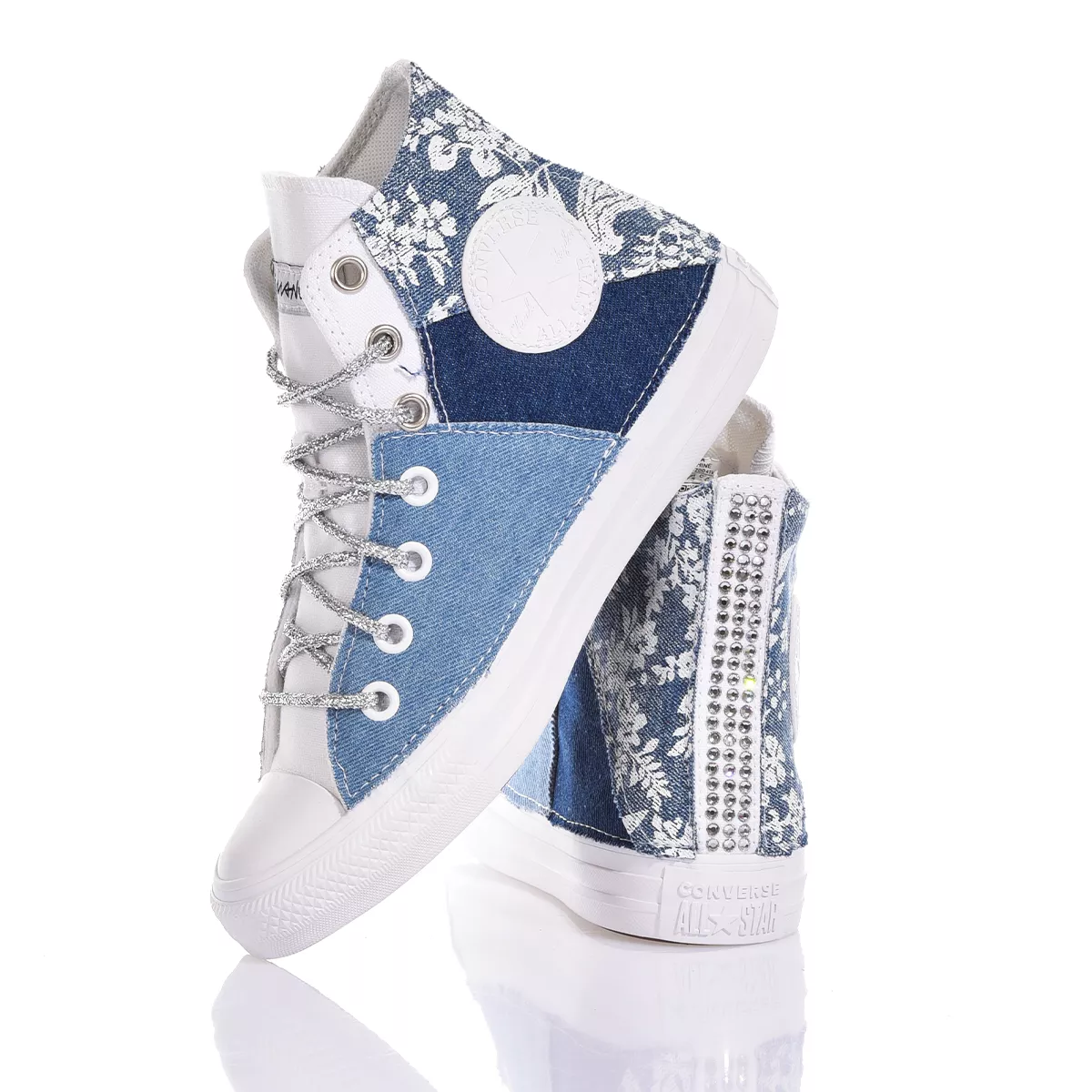 Converse Denim Tris High Top Special, Swarovski