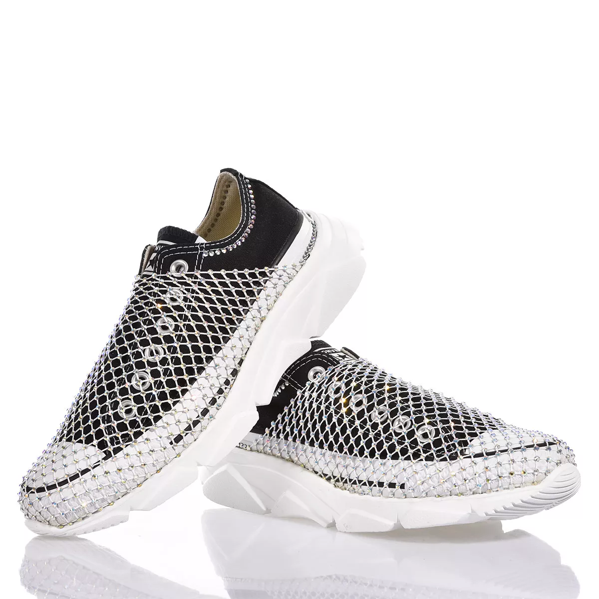 Converse Fishnet Swarovski  