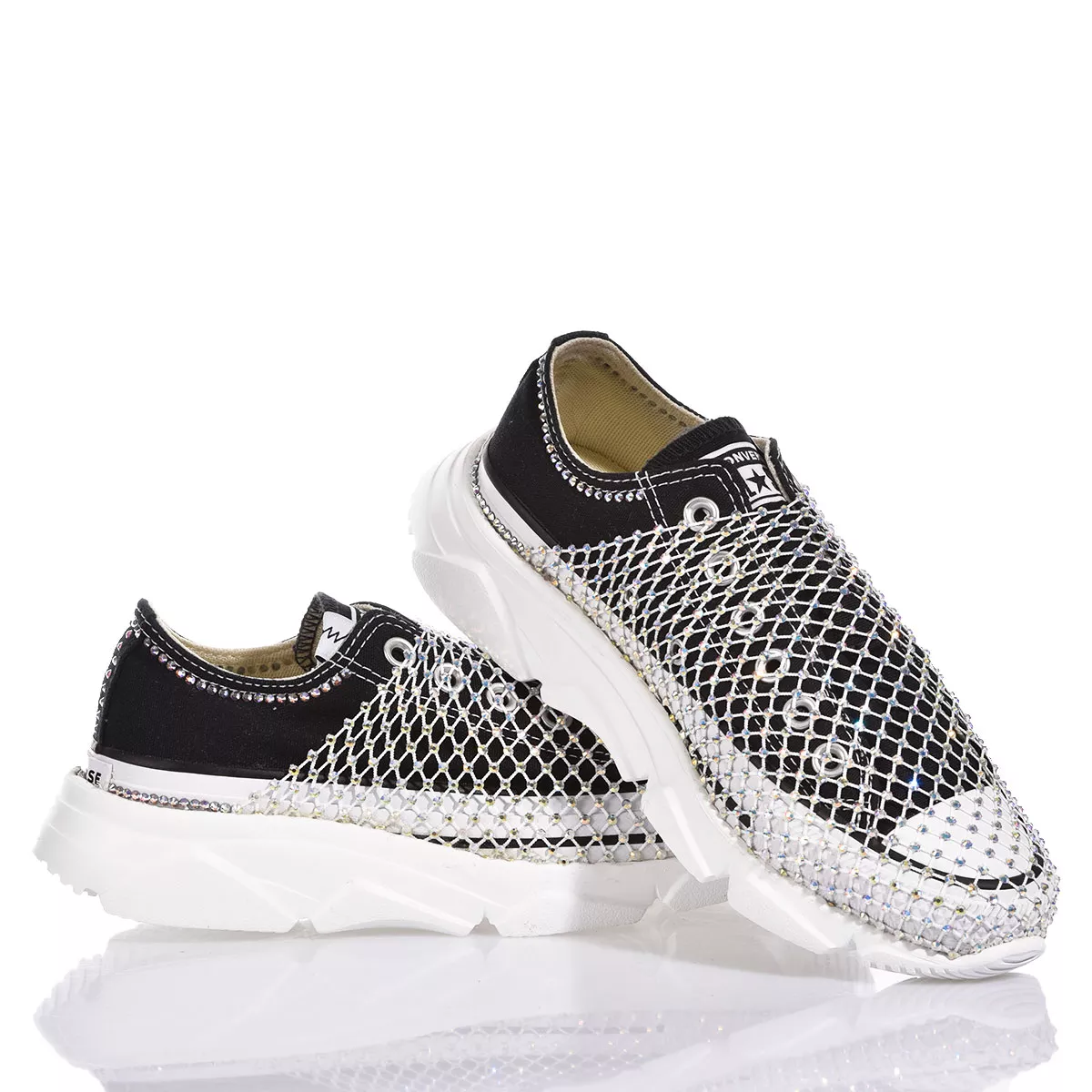 Converse Fishnet Swarovski  