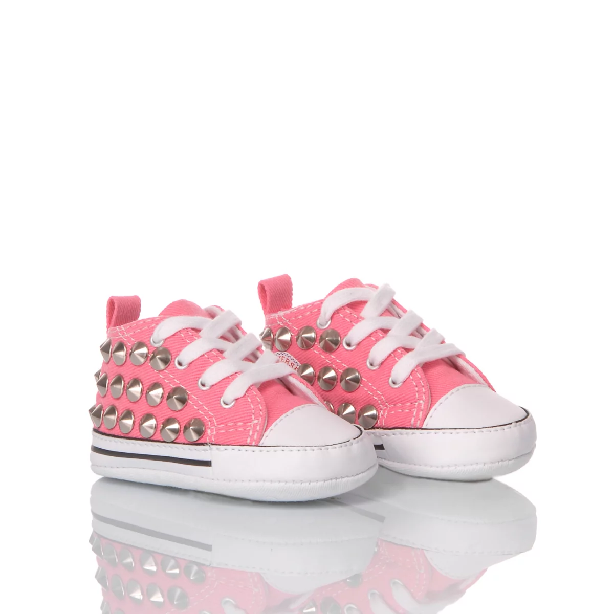 Converse Infant Nieten Pink Chuck Taylor Hi Stollen