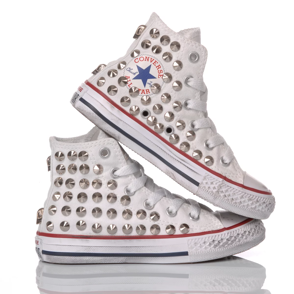 Converse Junior Clous White Chuck taylor Hi Clous