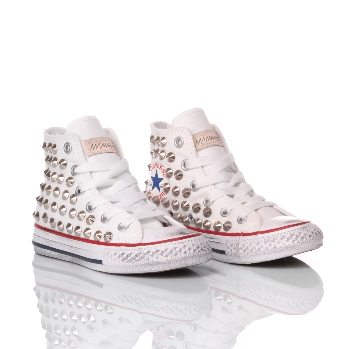 Converse Junior Clous White Chuck taylor Hi Clous