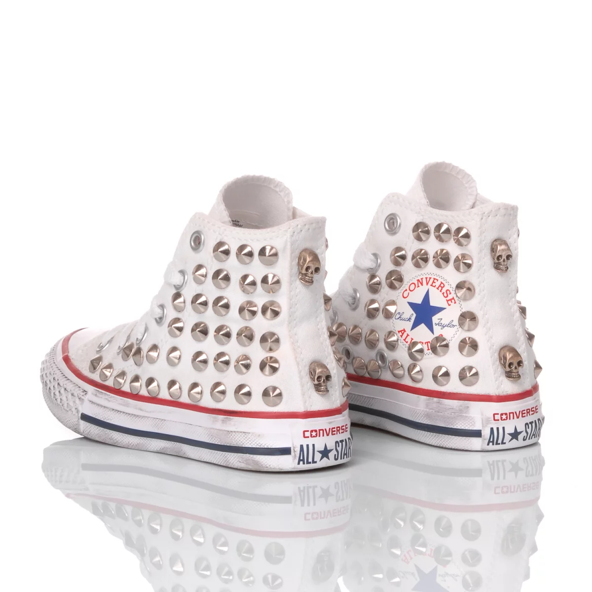 Converse Junior Clous White Chuck taylor Hi Clous