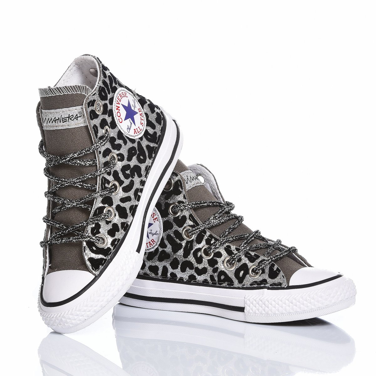 silver converse junior