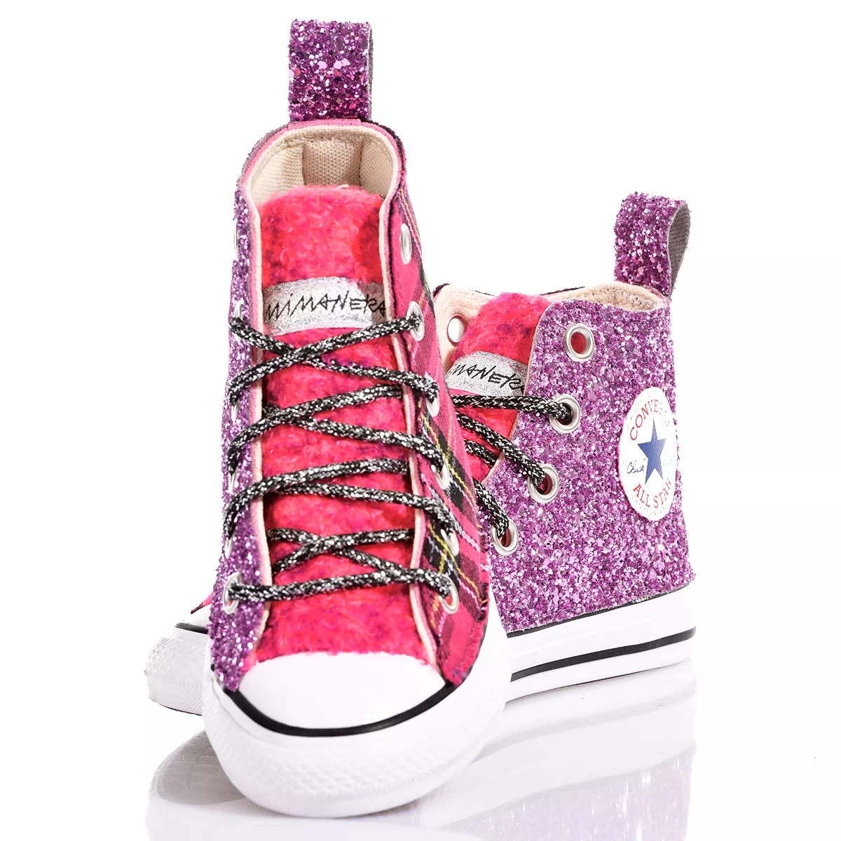 Converse Junior Pink Kilt Chuck Taylor Hi Glitter, Special