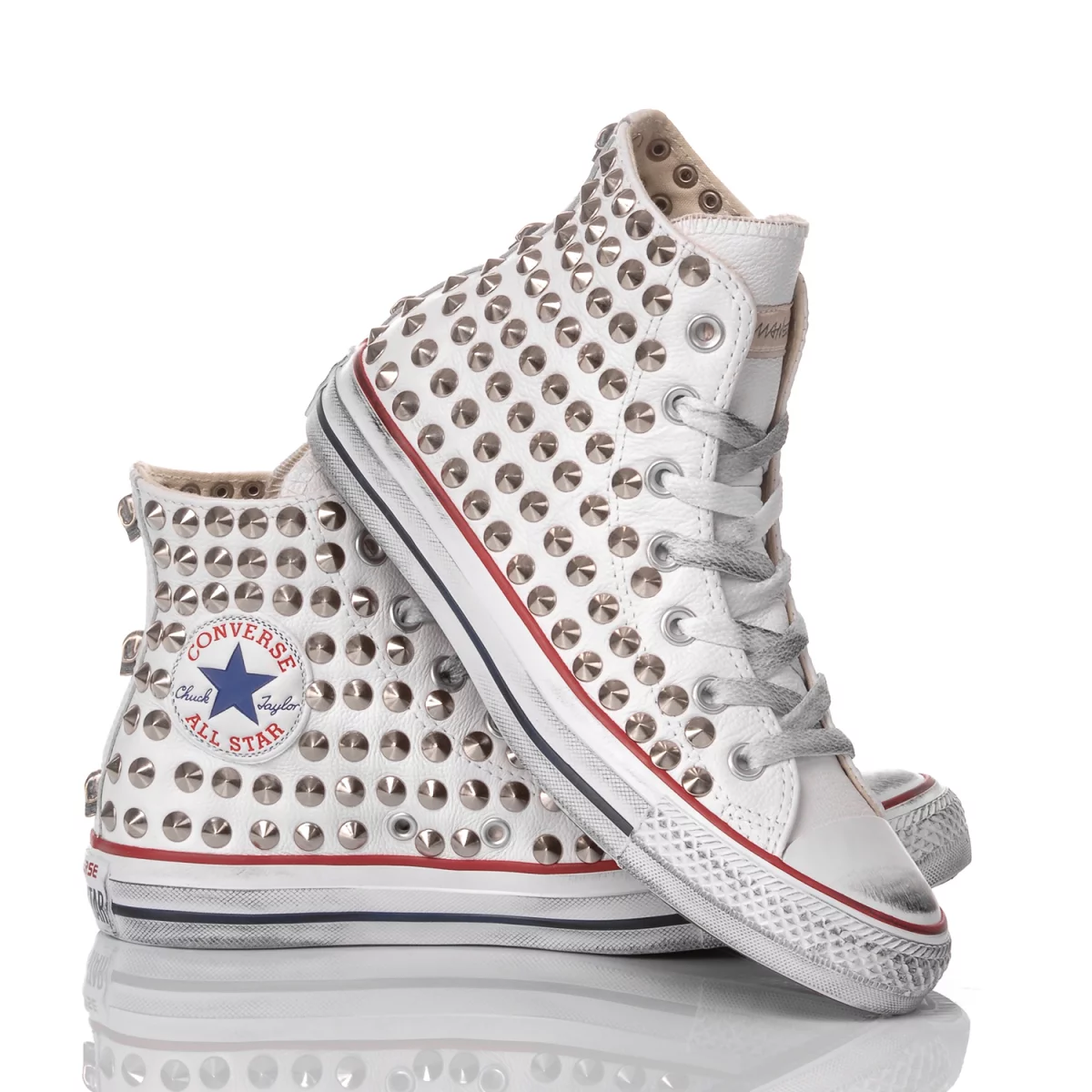 Converse Leather Clous White  