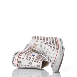 Converse Leather Studs White