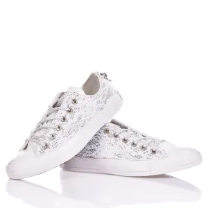 Converse Ox Glamour White