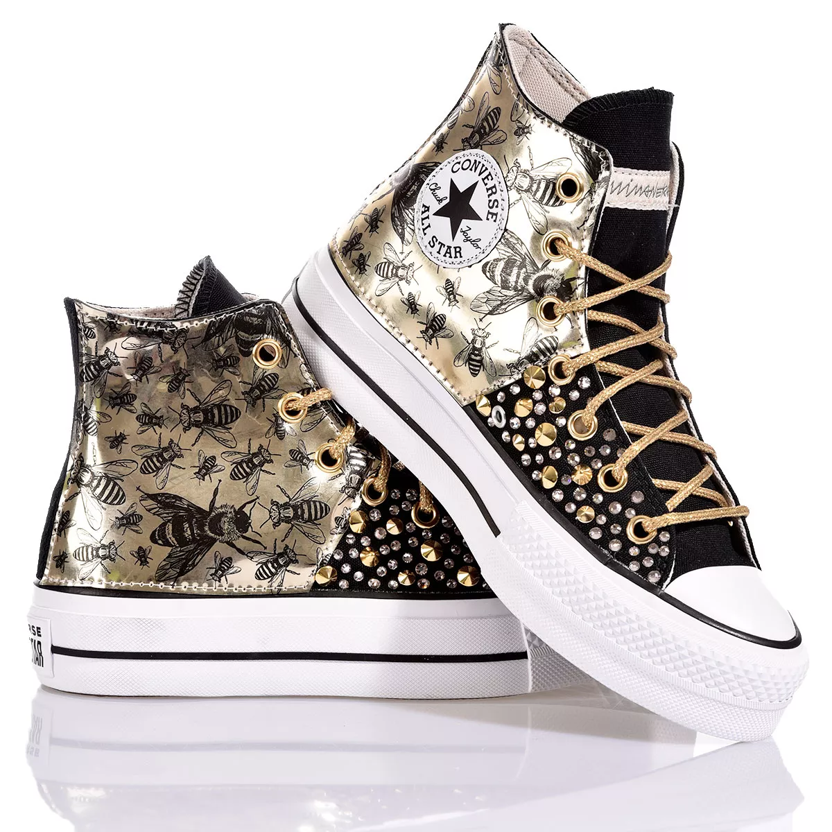 Converse Platform Black Bee Platform Special, Swarovski