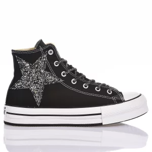 Converse Platform Eva Black Stars