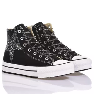 Converse Platform Eva Black Stars