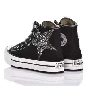 Converse Platform Eva Black Stars