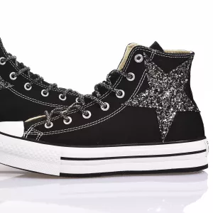 Converse Platform Eva Black Stars