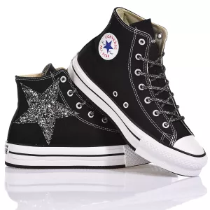 Converse Platform Eva Black Stars