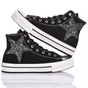 Converse Platform Eva Black Stars