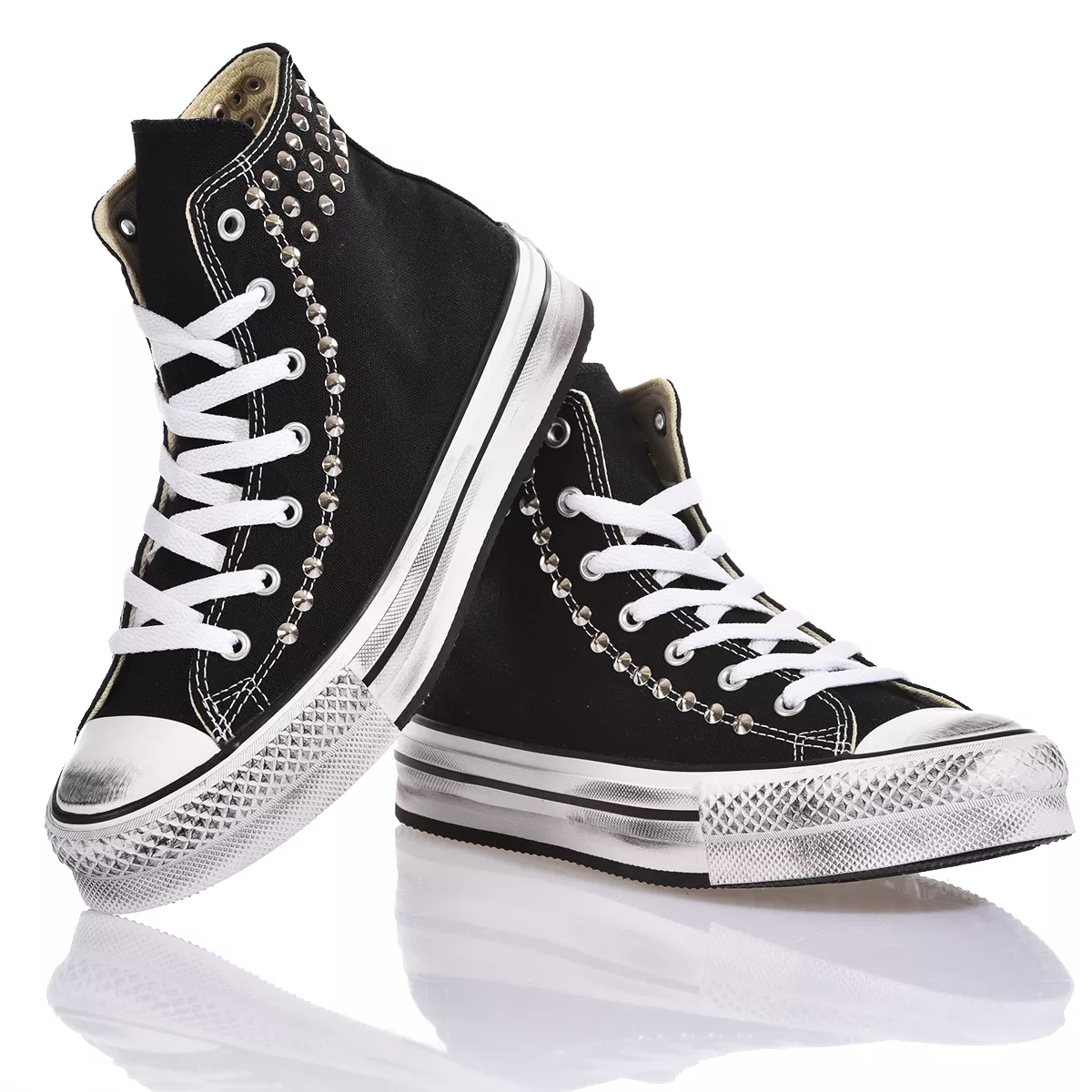 Converse Platform Eva Black Studs  