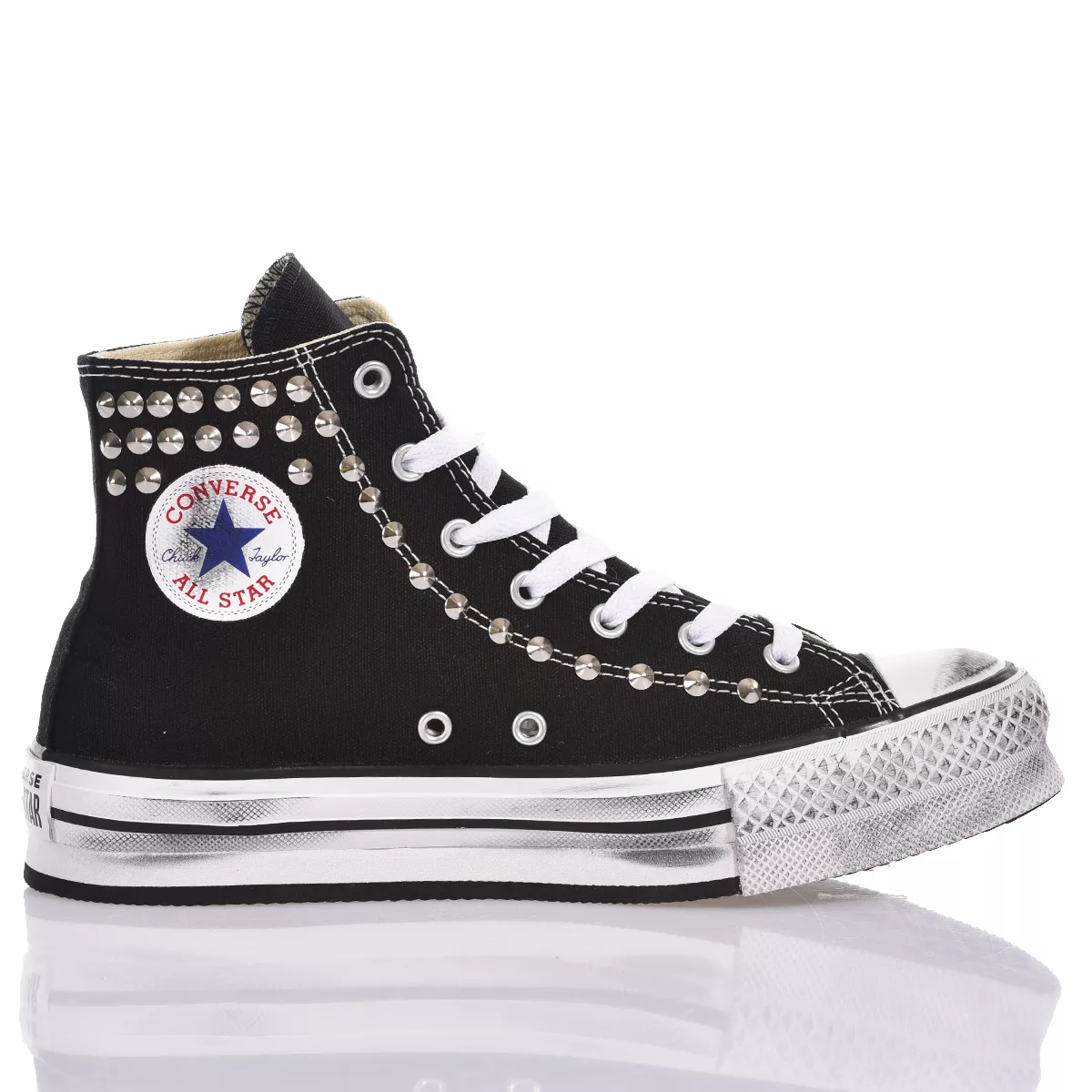 Converse Platform Eva Black Studs  