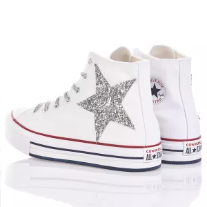 Converse Platform Eva White Stars