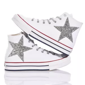 Converse Platform Eva White Stars