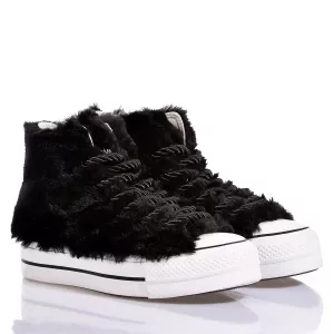 Converse Platform Fluffy Black