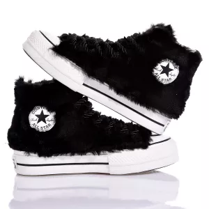 Converse Platform Fluffy Black