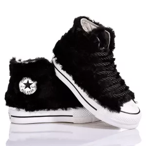 Converse Platform Fluffy Black