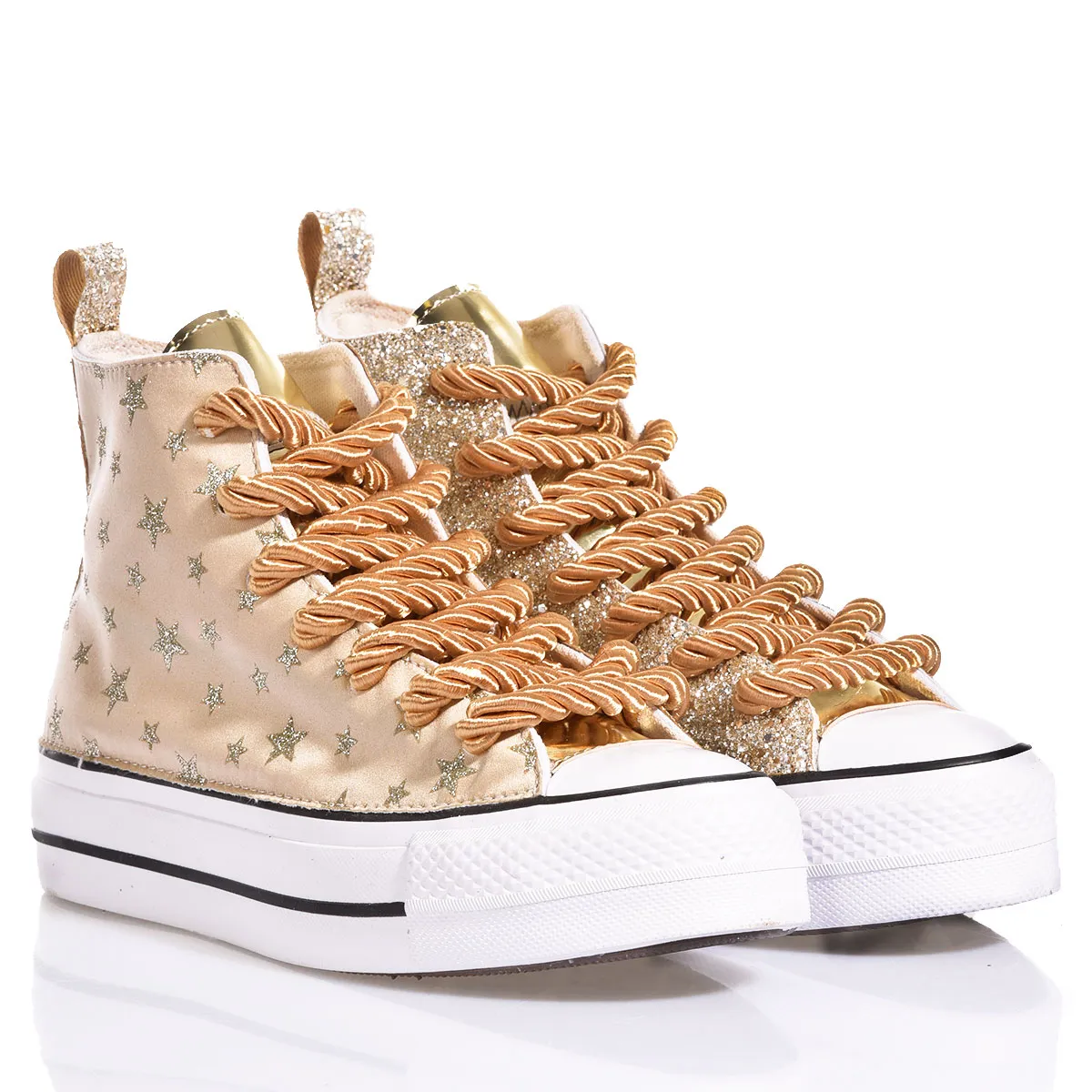 Converse Platform Glitter Star Platform Glitter