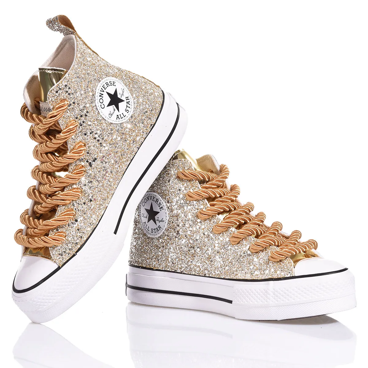 Converse Platform Glitter Star Platform Glitter